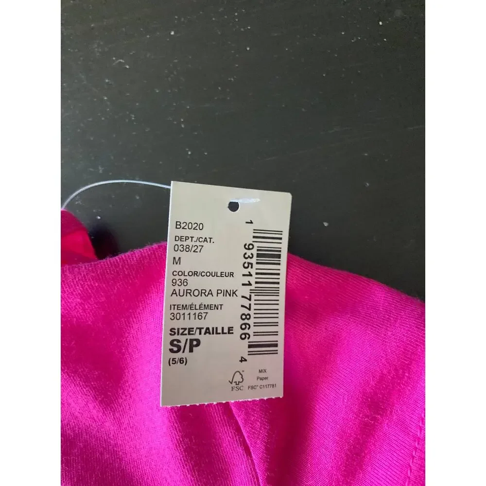 NWT The Children's Place Basic Pink Girls Dress SzS (5/6)